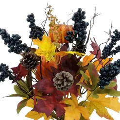 21.5" Pumpkin, Pinecone & Leaves Mix Bush by Ashland®