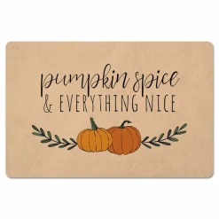 Pumpkin Spice & Everything Nice Floor Mat