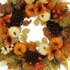 26" Pumpkins & Pinecones Wreath by Ashland®