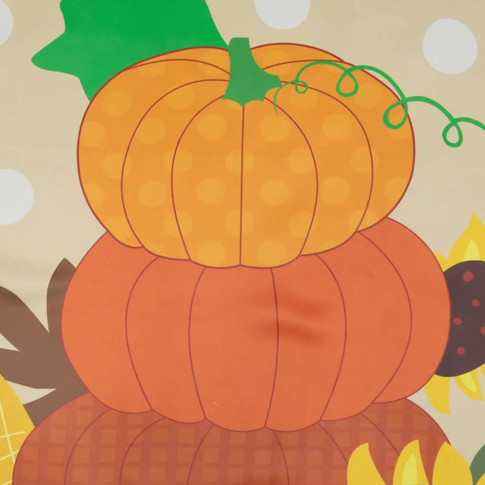 40" Pumpkins & Sunflowers Autumn Harvest Garden Flag