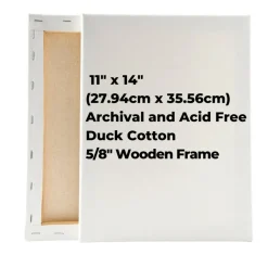 "Pumpkin Sunset" DIY Canvas Art Kit, Adult Beginner, Acrylic Paint Size 11x14 inch