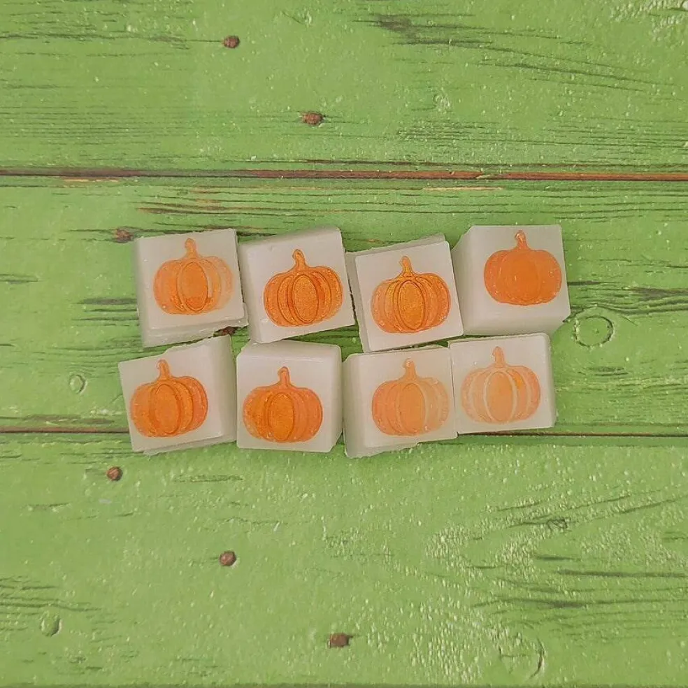 Pumpkins Wax Melt Snap Bar Silicone Mold