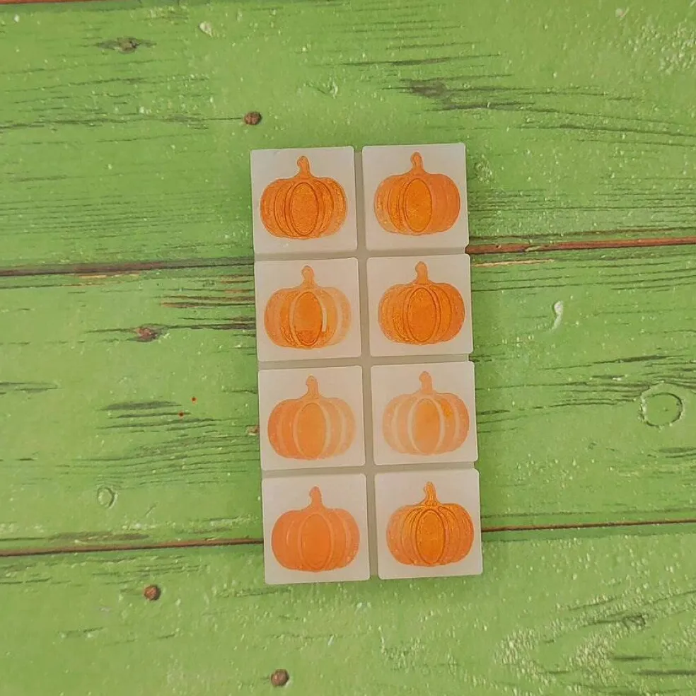 Pumpkins Wax Melt Snap Bar Silicone Mold