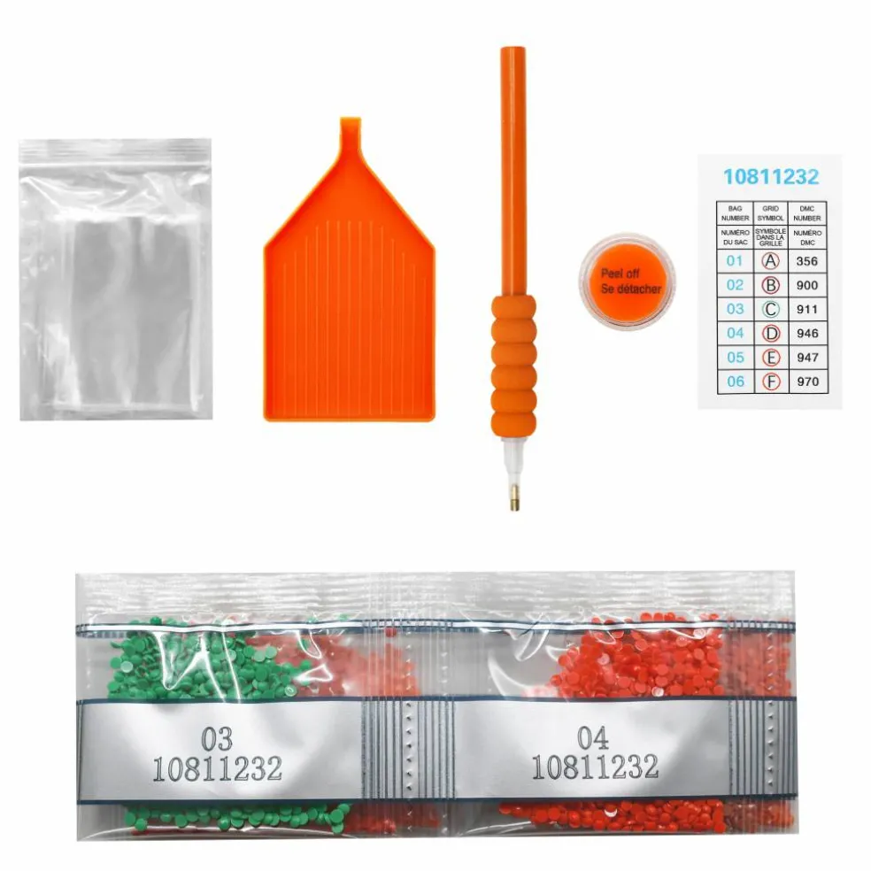 8" Pumpkins Wreath Diamond Art Kit by Make Market®