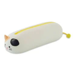 PuniLabo Lying Down Zipper Pouch - Calico Cat
