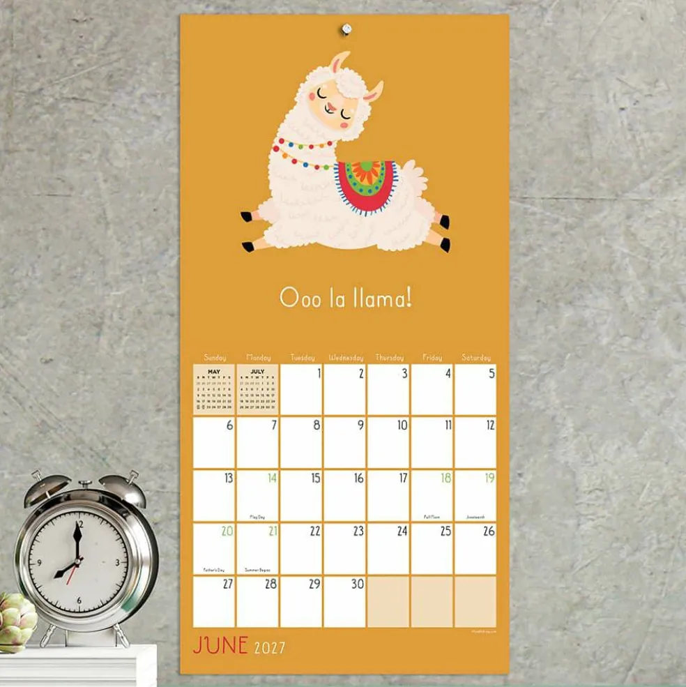 2027 Puns Mini Calendar