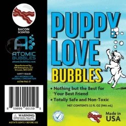 Puppy Love Bubbles™ Bacon Scented Bubbles for Dogs Refill Bottle, 32oz.