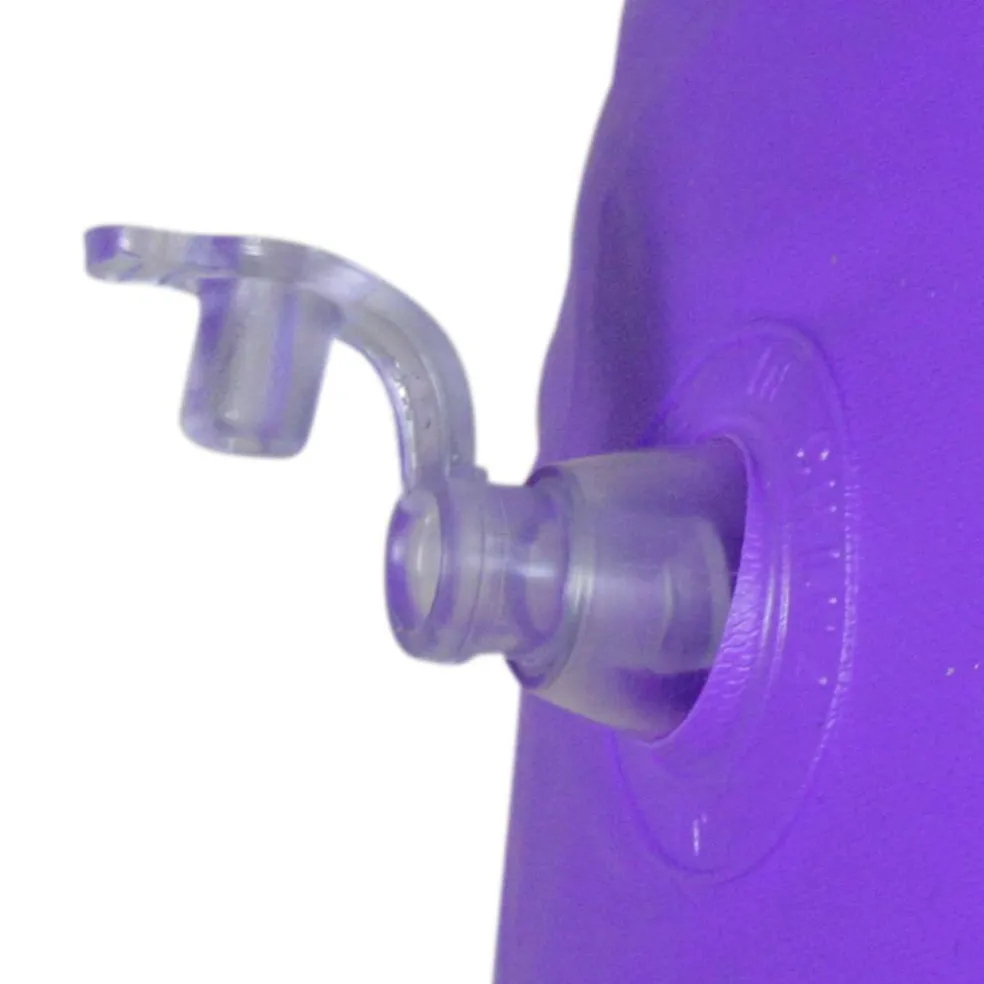 76" Purple Side by Side Inflatable Swimming Pool Lounger Raft