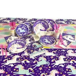 Purple Unicorn Party Basic Kit for 8 or 16 Guest