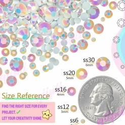 qiipii Purple AB Resin Rhinestones w B7000 Jewelry Glue for Bedazzling Crafting 2mm 3mm 4mm 5mm 6mm Flatback Jelly Stones Gems Diamonds for Face Eyes Makeup Tumblers Bottles DIY Crafts Clothes Shoes