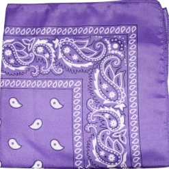 Qraftsy Bulk Lot Polyester Multi-Bandana - Paisley and Solid Colors - Pack of 1000