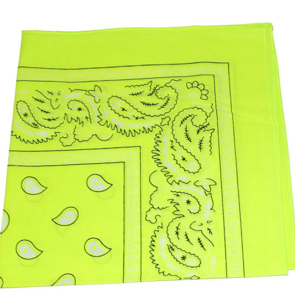 Qraftsy Paisley Cotton Non Fading Print Bandanas - Bulk Lot - 35 Pack