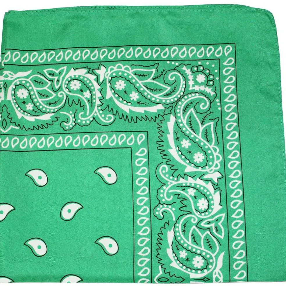 Qraftsy Paisley Cotton Non Fading Print Bandanas - Bulk Lot - 35 Pack