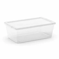 6.1qt. Clear Storage Cases with Snap-On Lids, 5ct. by Simply Tidy®