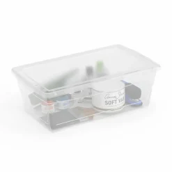 6.1qt. Clear Storage Cases with Snap-On Lids, 5ct. by Simply Tidy®