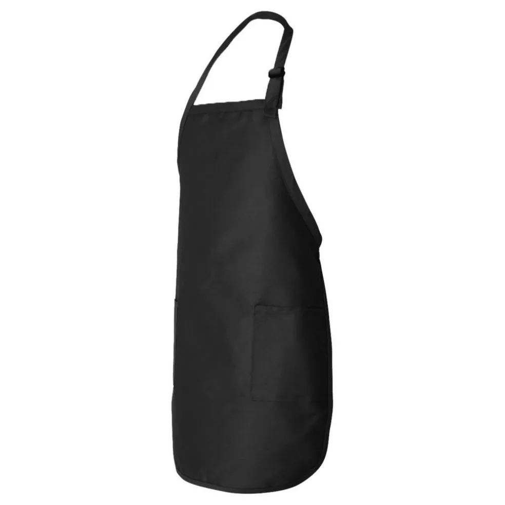 Q-Tees Full-Length Apron with Pocket, Craft Ideal for Cooking Chef Apron