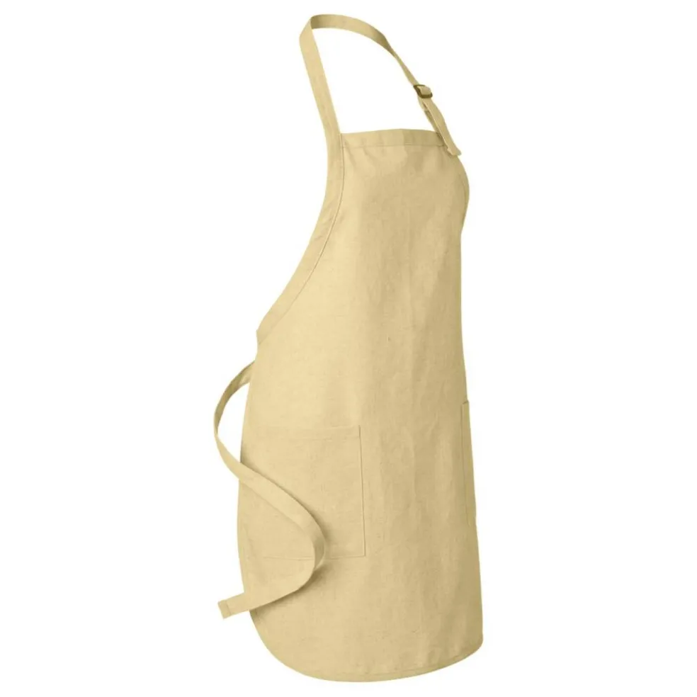 Q-Tees Full-Length Apron with Pocket, Craft Ideal for Cooking Chef Apron