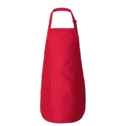 Q-Tees Full-Length Apron with Pocket, Craft Ideal for Cooking Chef Apron