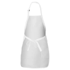 Q-Tees Full-Length Apron with Pocket, Craft Ideal for Cooking Chef Apron