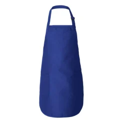 Q-Tees Full-Length Apron with Pocket, Craft Ideal for Cooking Chef Apron