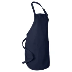 Q-Tees Full-Length Apron with Pocket, Craft Ideal for Cooking Chef Apron