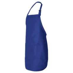 Q-Tees Full-Length Apron with Pocket, Craft Ideal for Cooking Chef Apron