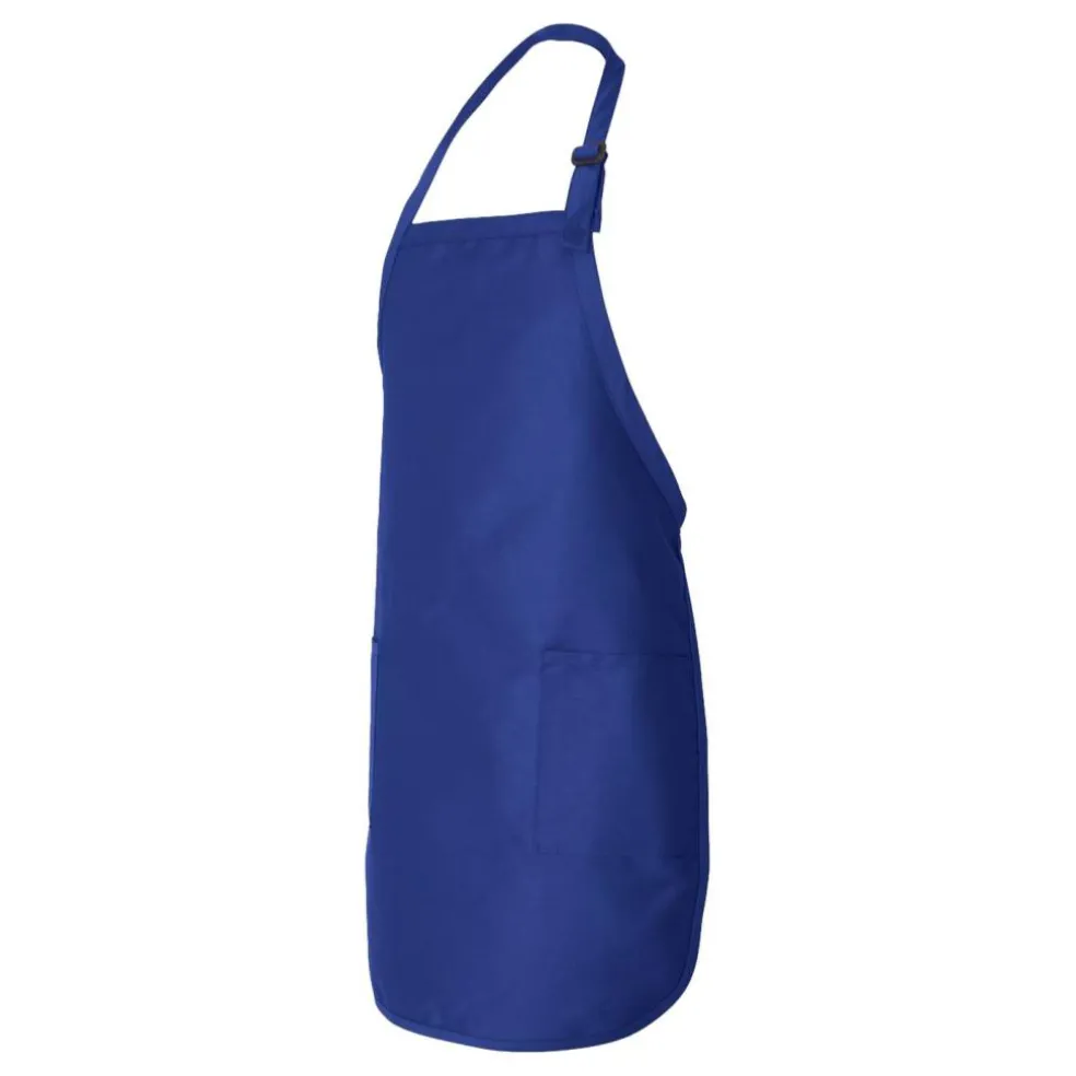 Q-Tees Full-Length Apron with Pocket, Craft Ideal for Cooking Chef Apron
