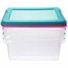 14.5qt. Storage Bins with Lids, 4ct. by Simply Tidy™