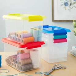 6.2qt. Storage Bins with Lids, 5ct. by Simply Tidy™