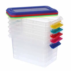 6.2qt. Storage Bins with Lids, 5ct. by Simply Tidy™