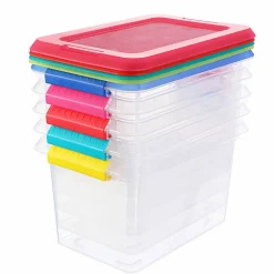 6.2qt. Storage Bins with Lids, 5ct. by Simply Tidy™