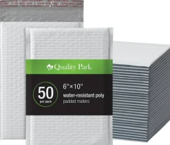 Quality Park Bubble Mailers Padded Envelopes (White)
