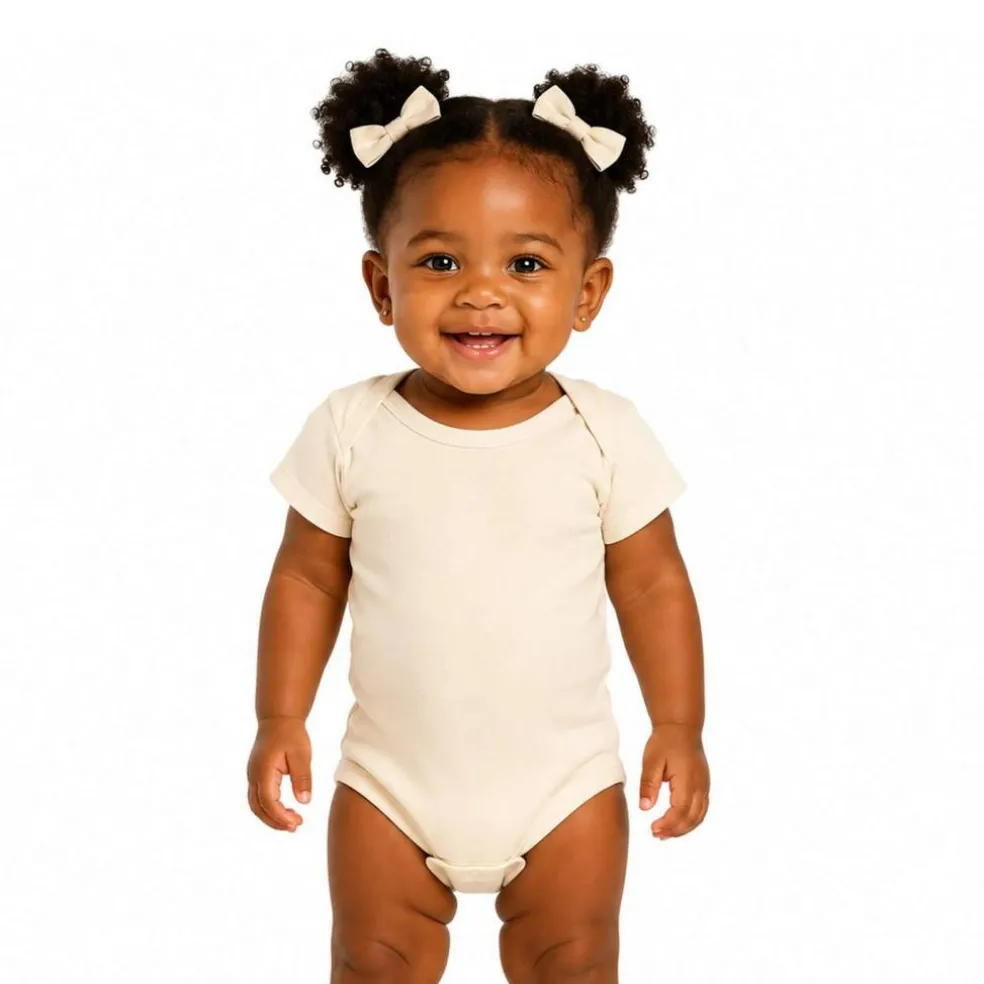 Rabbit Skins Infant Baby Rib Bodysuit Short Sleeve Free Shipping