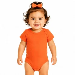 Rabbit Skins Infant Baby Rib Bodysuit Short Sleeve Free Shipping