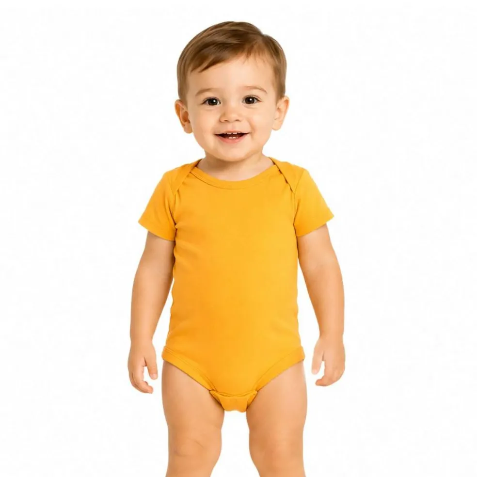 Rabbit Skins Infant Baby Rib Bodysuit Short Sleeve Free Shipping