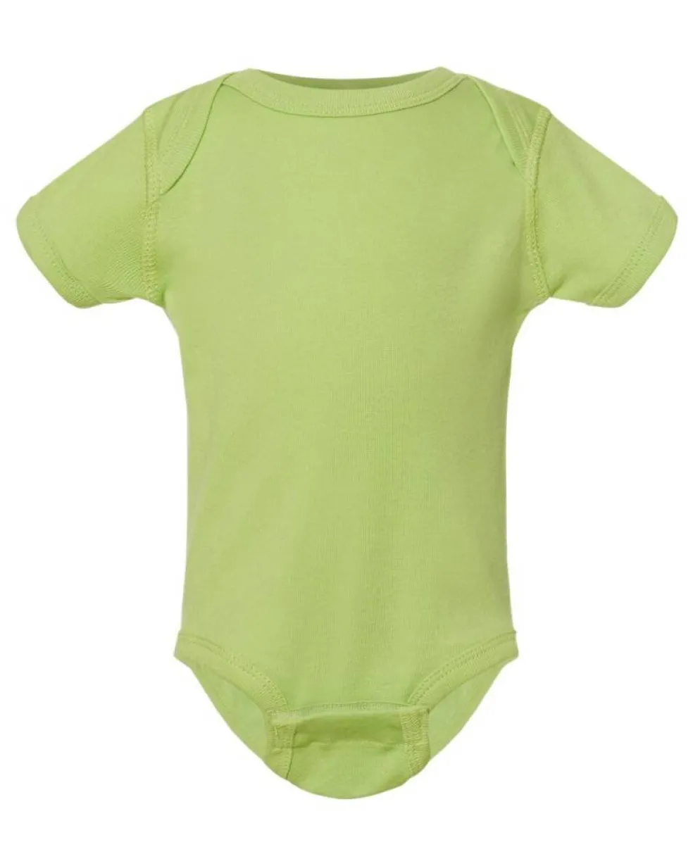 Rabbit Skins Infant Baby Rib Bodysuit Short Sleeve Free Shipping