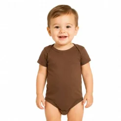 Rabbit Skins Infant Baby Rib Bodysuit Short Sleeve Free Shipping