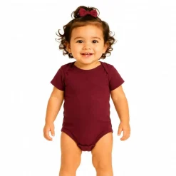Rabbit Skins Infant Baby Rib Bodysuit Short Sleeve Free Shipping
