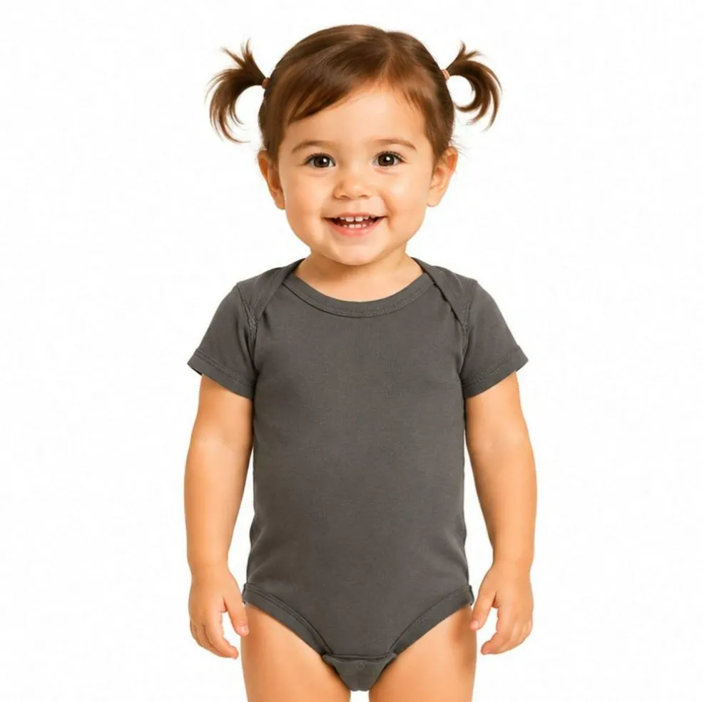 Rabbit Skins Infant Baby Rib Bodysuit Short Sleeve Free Shipping