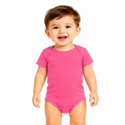 Rabbit Skins Infant Baby Rib Bodysuit Short Sleeve Free Shipping