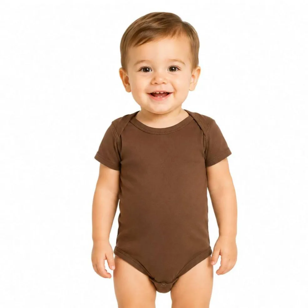 Rabbit Skins Infant Baby Rib Bodysuit Short Sleeve Free Shipping