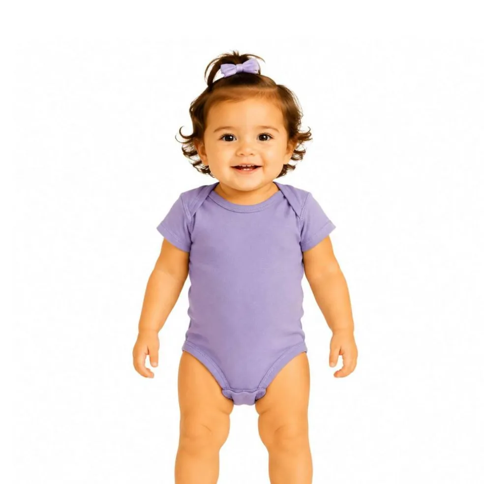 Rabbit Skins Infant Baby Rib Bodysuit Short Sleeve Free Shipping