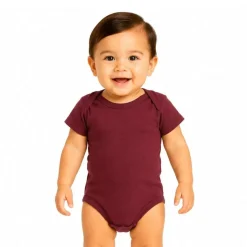 Rabbit Skins Infant Baby Rib Bodysuit Short Sleeve Free Shipping