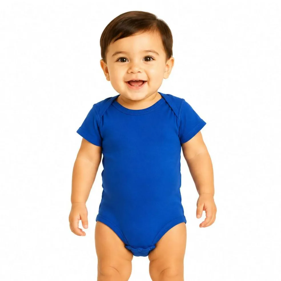 Rabbit Skins Infant Baby Rib Bodysuit Short Sleeve Free Shipping