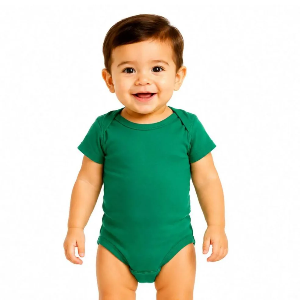 Rabbit Skins Infant Baby Rib Bodysuit Short Sleeve Free Shipping
