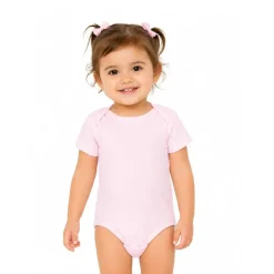 Rabbit Skins Infant Baby Rib Bodysuit Short Sleeve Free Shipping