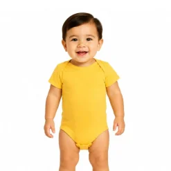 Rabbit Skins Infant Baby Rib Bodysuit Short Sleeve Free Shipping