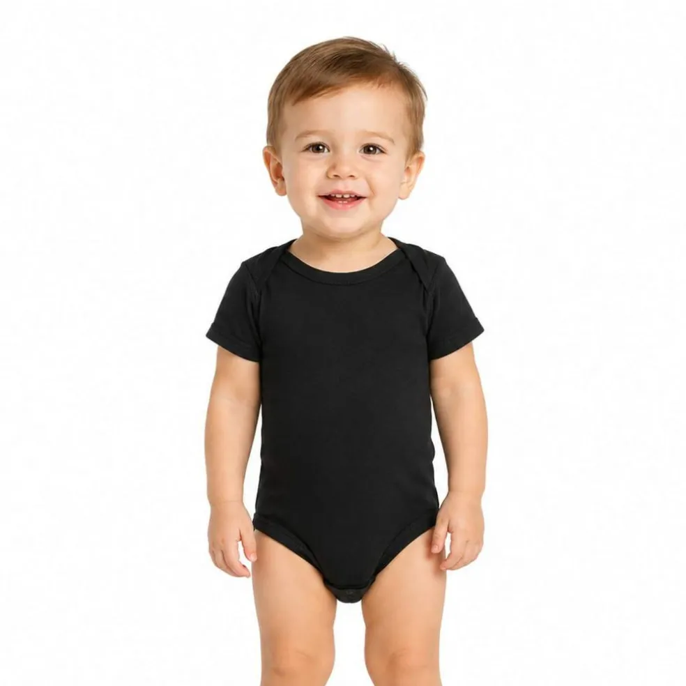 Rabbit Skins Infant Baby Rib Bodysuit Short Sleeve Free Shipping