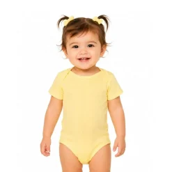 Rabbit Skins Infant Baby Rib Bodysuit Short Sleeve Free Shipping