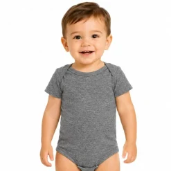 Rabbit Skins Infant Baby Rib Bodysuit Short Sleeve Free Shipping